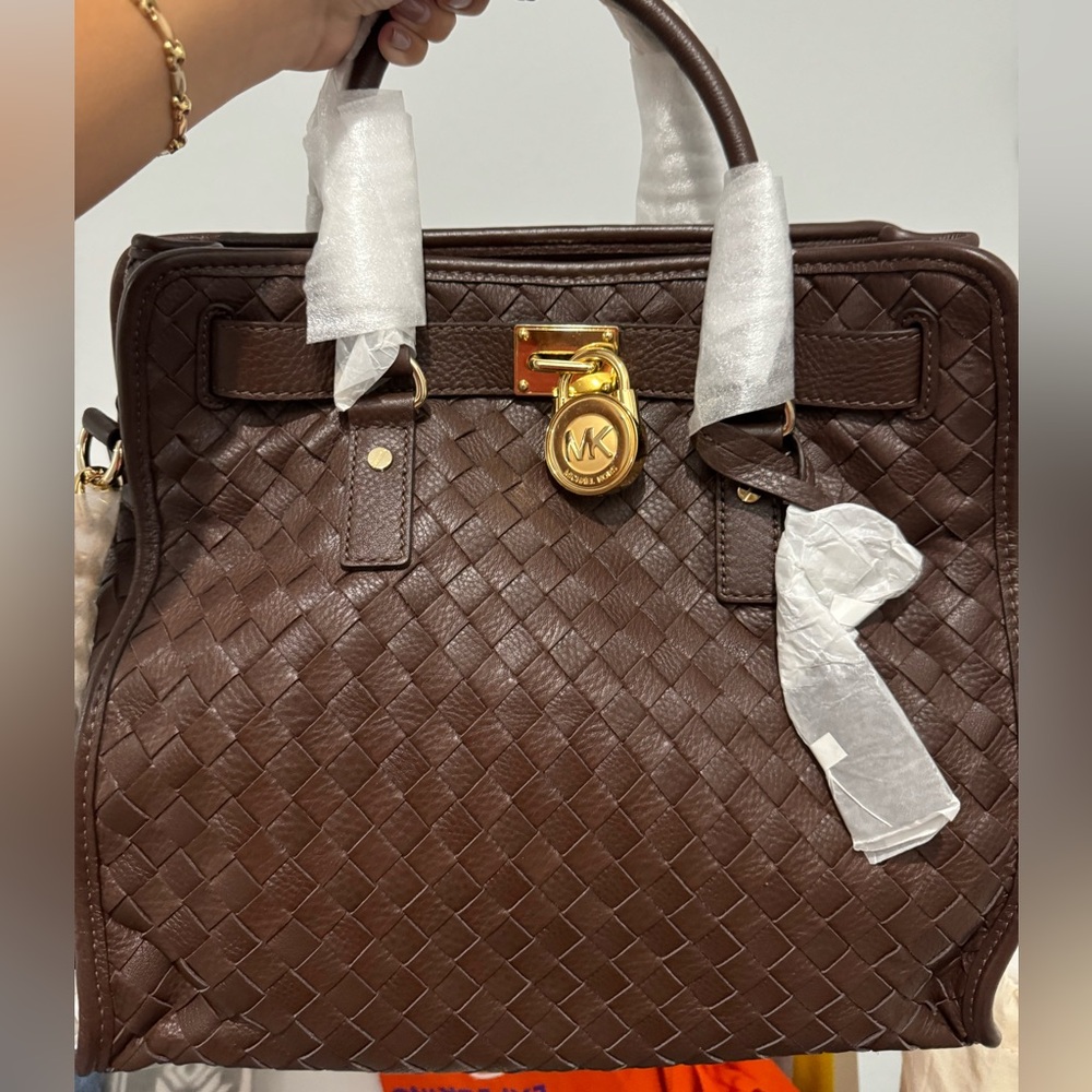 brown michael kors bag